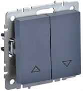 IEK Brite Base маренго выключатель жалюзи 10А BR-V15-0-10-K35 IEK Brite Base маренго выключатель жалюзи 10А BR-V15-0-10-K35