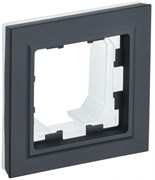 IEK Brite Base графит рамка 1 место IP44 BR-M12-44-K53 IEK Brite Base графит рамка 1 место IP44 BR-M12-44-K53