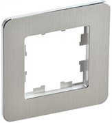 IEK Brite Decor алюминий металл скруглённые рамки углы рамка 1-местная BR-M12-M-21-K47 IEK Brite Decor алюминий металл скруглённые рамки углы рамка 1-местная BR-M12-M-21-K47
