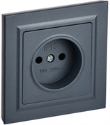 IEK Brite маренго розетка без заземления, шторок, 10А в сборе BR-R10-10-K35-F IEK Brite маренго розетка без заземления, шторок, 10А в сборе BR-R10-10-K35-F