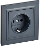 IEK Brite маренго розетка с заземлением и шторками, 16А в сборе BR-R14-16-K35-F IEK Brite маренго розетка с заземлением и шторками, 16А в сборе BR-R14-16-K35-F