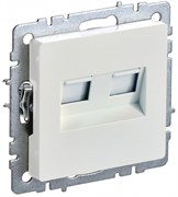 IEK Brite Base жемчуг розетка двойная RJ11+RJ45 кат.5E BR-KT20-O-1-K36 IEK Brite Base жемчуг розетка двойная RJ11+RJ45 кат.5E BR-KT20-O-1-K36