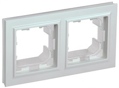 IEK Brite Base жемчуг рамка 2 места IP44 BR-M22-44-K36 IEK Brite Base жемчуг рамка 2 места IP44 BR-M22-44-K36