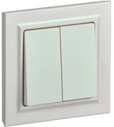 IEK Brite жемчуг выключатель 2- клавишный. 10А в сборе BR-V20-0-10-K36-F IEK Brite жемчуг выключатель 2- клавишный. 10А в сборе BR-V20-0-10-K36-F