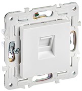 IEK SKANDY Арктический белый Розетка компьютерная RJ45 кат.5E SK-K01W SK-K10-1-K01 IEK SKANDY Арктический белый Розетка компьютерная RJ45 кат.5E SK-K01W SK-K10-1-K01