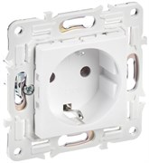 IEK SKANDY Арктический белый Розетка с/з без защитных шторок 16А SK-R05W SK-R11-16-K01 IEK SKANDY Арктический белый Розетка с/з без защитных шторок 16А SK-R05W SK-R11-16-K01
