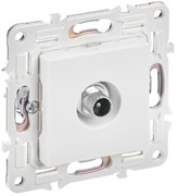 IEK SKANDY Арктический белый Розетка TV проходная SK-A17W SK-A10-P-K01 IEK SKANDY Арктический белый Розетка TV проходная SK-A17W SK-A10-P-K01
