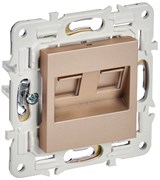 IEK SKANDY Песочный Розетка компьютерная двойная RJ45 кат.6 SK-K04Sa SK-K20-2-K98 IEK SKANDY Песочный Розетка компьютерная двойная RJ45 кат.6 SK-K04Sa SK-K20-2-K98