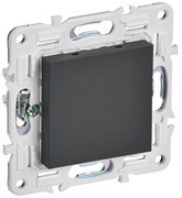 IEK SKANDY Графит Заглушка с суппортом SK-C01G SK-PL10-K53 IEK SKANDY Графит Заглушка с суппортом SK-C01G SK-PL10-K53