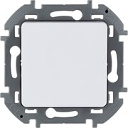 Legrand Inspiria белый переключатель без фиксации (кнопка) с Н.О./Н.З. контактом 6 A - 250 В 673690 Legrand Inspiria белый переключатель без фиксации (кнопка) с Н.О./Н.З. контактом 6 A - 250 В 673690