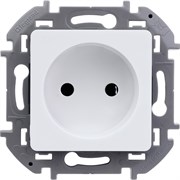 Legrand Inspiria белый розетка 2К - 16 А - 250 В 673710 Legrand Inspiria белый розетка 2К - 16 А - 250 В 673710