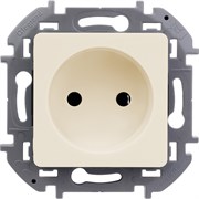 Legrand Inspiria слоновая кость розетка 2К - 16 А - 250 В 673711 Legrand Inspiria слоновая кость розетка 2К - 16 А - 250 В 673711