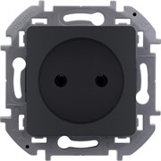 Legrand Inspiria антрацит розетка 2К - 16 А - 250 В 673713 Legrand Inspiria антрацит розетка 2К - 16 А - 250 В 673713