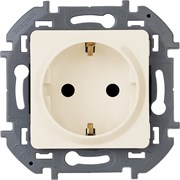 Legrand Inspiria слоновая кость розетка 2К+З - немецкий стандарт - 16 А - 250 В 673721 Legrand Inspiria слоновая кость розетка 2К+З - немецкий стандарт - 16 А - 250 В 673721