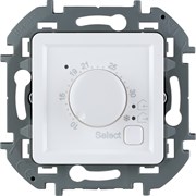 Legrand Inspiria белый термостат с внешним датчиком для тёплых полов 673810 Legrand Inspiria белый термостат с внешним датчиком для тёплых полов 673810