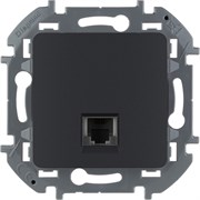 Legrand Inspiria антрацит телефонная розетка RJ11 673823 Legrand Inspiria антрацит телефонная розетка RJ11 673823