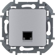 Legrand Inspiria алюминий информационная розетка RJ 45 - категория 6 - UTP 673832 Legrand Inspiria алюминий информационная розетка RJ 45 - категория 6 - UTP 673832