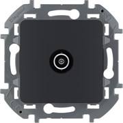 Legrand Inspiria антрацит розетка TV - проходная - 14 дБ - 5-862 мГц 673863 Legrand Inspiria антрацит розетка TV - проходная - 14 дБ - 5-862 мГц 673863
