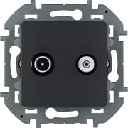 Legrand Inspiria антрацит розетка TV/SAT звезда 673883 Legrand Inspiria антрацит розетка TV/SAT звезда 673883