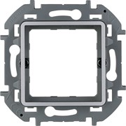 Legrand Inspiria алюминий адаптер для механизма Mosaic 673902 Legrand Inspiria алюминий адаптер для механизма Mosaic 673902