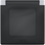 Legrand Inspiria алюминий рамка с защитной крышкой IP 44 673922 Legrand Inspiria алюминий рамка с защитной крышкой IP 44 673922