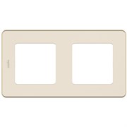Legrand Inspiria слоновая кость рамка - 2 поста 673941 Legrand Inspiria слоновая кость рамка - 2 поста 673941