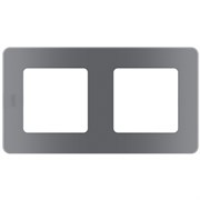 Legrand Inspiria дымчатый рамка - 2 поста 673947 Legrand Inspiria дымчатый рамка - 2 поста 673947