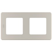 Legrand Inspiria шампань рамка - 2 поста 673948 Legrand Inspiria шампань рамка - 2 поста 673948
