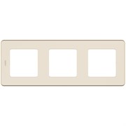Legrand Inspiria слоновая кость рамка - 3 поста 673951 Legrand Inspiria слоновая кость рамка - 3 поста 673951