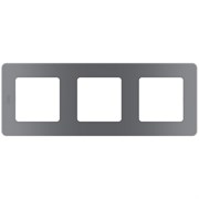 Legrand Inspiria дымчатый рамка - 3 поста 673957 Legrand Inspiria дымчатый рамка - 3 поста 673957