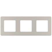 Legrand Inspiria шампань рамка - 3 поста 673958 Legrand Inspiria шампань рамка - 3 поста 673958