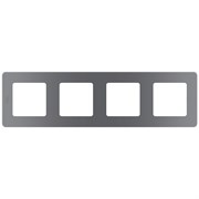 Legrand Inspiria дымчатый рамка - 4 поста 673967 Legrand Inspiria дымчатый рамка - 4 поста 673967