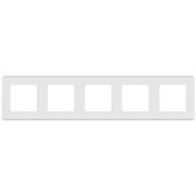 Legrand Inspiria белый рамка - 5 постов 673970 Legrand Inspiria белый рамка - 5 постов 673970