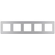 Legrand Inspiria алюминий рамка - 5 постов 673972 Legrand Inspiria алюминий рамка - 5 постов 673972