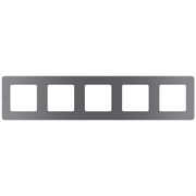 Legrand Inspiria дымчатый рамка - 5 постов 673977 Legrand Inspiria дымчатый рамка - 5 постов 673977