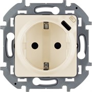 Legrand Inspiria слоновая кость розетка 2К+З немецкий стандарт 16А 250В со встроенным зарядным устройством USB C 1.5А 5В 673771 Legrand Inspiria слоновая кость розетка 2К+З немецкий стандарт 16А 250В со встроенным зарядным устройством USB C 1.5А 5В 673771
