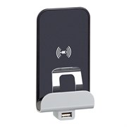 Legrand Etika белый Беспроводное зарядное устройство Qi 1А с дополнительным разьемом USB A 5В 2,4А 672237 Legrand Etika белый Беспроводное зарядное устройство Qi 1А с дополнительным разьемом USB A 5В 2,4А 672237