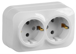 IEK GLORY РС22-3-ХБ Розет. 2-ая с з/к о/у 16А GLORY белый ERH21-K01-16 IEK GLORY РС22-3-ХБ Розет. 2-ая с з/к о/у 16А GLORY белый ERH21-K01-16