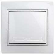 Intro Переключатель Plano 1-108-01 промежуточный, 10А-250В, IP20, СУ, белый Б0053816 Intro Переключатель Plano 1-108-01 промежуточный, 10А-250В, IP20, СУ, белый Б0053816