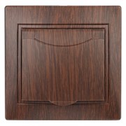 Intro 1-203-10 Розетка 2P+E Schuko с крышкой, 16А-250В, IP20, СУ, Plano, венге (10/100/1500) Б0030064 Intro 1-203-10 Розетка 2P+E Schuko с крышкой, 16А-250В, IP20, СУ, Plano, венге (10/100/1500) Б0030064