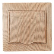 Intro 1-203-11 Розетка 2P+E Schuko с крышкой, 16А-250В, IP20, СУ, Plano, сосна (10/100/2500) Б0030065 Intro 1-203-11 Розетка 2P+E Schuko с крышкой, 16А-250В, IP20, СУ, Plano, сосна (10/100/2500) Б0030065