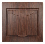 Intro 1-203-10 Розетка 2P+E Schuko с крышкой, 16А-250В, IP20, СУ, Plano, венге (10/100/1500) Б0053900 Intro 1-203-10 Розетка 2P+E Schuko с крышкой, 16А-250В, IP20, СУ, Plano, венге (10/100/1500) Б0053900