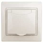 Intro 1-203-02 Розетка 2P+E Schuko с крышкой, 16А-250В, IP20, СУ, Plano, сл.кость (10/100/1500) Б0027612 Intro 1-203-02 Розетка 2P+E Schuko с крышкой, 16А-250В, IP20, СУ, Plano, сл.кость (10/100/1500) Б0027612
