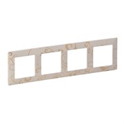 Legrand Valena Life ампир бежевый рамка 4-ая 754114 Legrand Valena Life ампир бежевый рамка 4-ая 754114