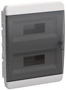 IEK TEKFOR Корпус пласт. ЩРВ-П-24 IP41 черн. прозр. дверь TF5-KP12-V-24-41-K01-K03 IEK TEKFOR Корпус пласт. ЩРВ-П-24 IP41 черн. прозр. дверь TF5-KP12-V-24-41-K01-K03