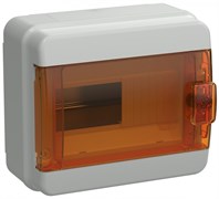 IEK TEKFOR Корпус пласт. КМПн-8 IP65 оранж. прозр. дверь TF5-KP72-N-08-65-K03-K09 IEK TEKFOR Корпус пласт. КМПн-8 IP65 оранж. прозр. дверь TF5-KP72-N-08-65-K03-K09