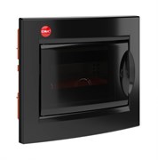 DKC Щиток встраиваемый 8 мод.,IP 41 ,черный 82508 DKC Щиток встраиваемый 8 мод.,IP 41 ,черный 82508