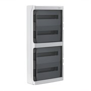 DKC Щиток настенный с дверцей 72 мод.,IP65, серый, с клеммным блоком 63А RB72W6TGD DKC Щиток настенный с дверцей 72 мод.,IP65, серый, с клеммным блоком 63А RB72W6TGD