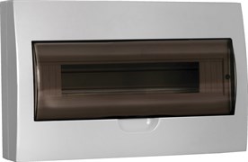 IEK GENERICA Корпус пластиковый ЩРН-П-18 черн. прозр. дверь IP41 MKP12-N-18-41-G IEK GENERICA Корпус пластиковый ЩРН-П-18 черн. прозр. дверь IP41 MKP12-N-18-41-G