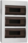 IEK GENERICA Корпус пластиковый ЩРН-П-36 черн. прозр. дверь IP41 MKP12-N-36-41-G IEK GENERICA Корпус пластиковый ЩРН-П-36 черн. прозр. дверь IP41 MKP12-N-36-41-G